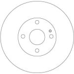 TRW DF4119 Bremsscheibe TRW DF4119 Bremsscheibe