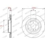 Ferodo DDF2550C-1 Bremsscheibe PREMIER Ferodo DDF2550C-1 Bremsscheibe PREMIER