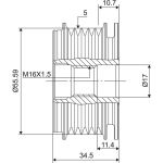 Generatorfreilauf 588114 Generatorfreilauf 588114