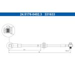 Bremsschlauch 24.5176-0402.3 Bremsschlauch 24.5176-0402.3