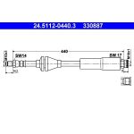 ATE 24.5112-0440.3 Bremsschlauch ATE 24.5112-0440.3 Bremsschlauch