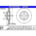 Bremsscheibe 24.0124-0149.1
