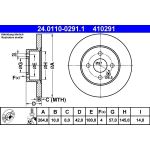 Bremsscheibe 24.0110-0291.1