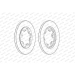 Ferodo DDF2485C Bremsscheibe PREMIER