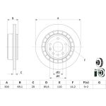 Bremsscheibe 0 986 479 D49
