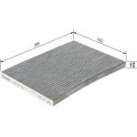 BOSCH 1 987 435 554 Innenraumfilter BOSCH 1 987 435 554 Innenraumfilter