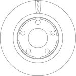 TRW DF4352 Bremsscheibe TRW DF4352 Bremsscheibe
