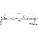 BOSCH 1 987 481 789 Bremsschlauch