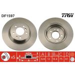 Bremsscheibe DF1597 Bremsscheibe DF1597