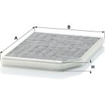 MANN-FILTER CUK 2525 Innenraumfilter, Aktivkohlefilter MANN-FILTER CUK 2525 Innenraumfilter, Aktivkohlefilter