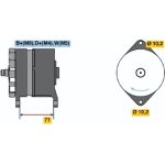 BOSCH 0 120 468 124 Generator BOSCH 0 120 468 124 Generator