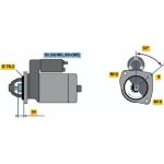 BOSCH 0 001 108 245 Starter