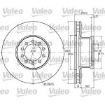 Valeo 187043 Bremsscheibe OptiDISC Valeo 187043 Bremsscheibe OptiDISC