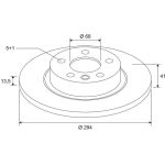 Bremsscheibe 672597