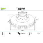 Bremsscheibe 672771 Bremsscheibe 672771