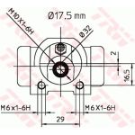 TRW BWC227 Radbremszylinder TRW BWC227 Radbremszylinder