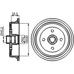 BOSCH 0 986 477 029 Bremstrommel BOSCH 0 986 477 029 Bremstrommel