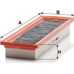 MANN-FILTER CUK 4130/1 Innenraumfilter, Aktivkohlefilter MANN-FILTER CUK 4130/1 Innenraumfilter, Aktivkohlefilter