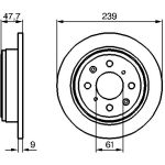 Bremsscheibe 0 986 479 101 Bremsscheibe 0 986 479 101