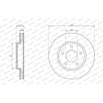 Bremsscheibe DDF1803C