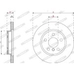 Ferodo DDF2769C Bremsscheibe PREMIER Ferodo DDF2769C Bremsscheibe PREMIER