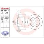 Brembo 08.4931.10 Bremsscheibe PRIME LINE Brembo 08.4931.10 Bremsscheibe PRIME LINE