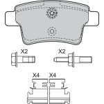 Valeo 598936 Bremsbelagsatz, Scheibenbremse Valeo 598936 Bremsbelagsatz, Scheibenbremse