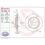 Brembo 09.B560.10 Bremsscheibe PRIME LINE Brembo 09.B560.10 Bremsscheibe PRIME LINE