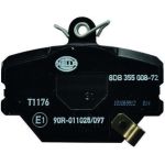 Bremsbelagsatz, Scheibenbremse 8DB 355 008-721