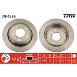 TRW DF4296 Bremsscheibe TRW DF4296 Bremsscheibe