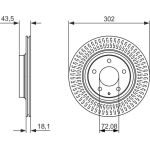 BOSCH 0 986 479 796 Bremsscheibe BOSCH 0 986 479 796 Bremsscheibe