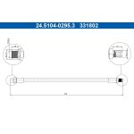 ATE 24.5104-0295.3 Bremsschlauch ATE 24.5104-0295.3 Bremsschlauch