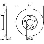 Bremsscheibe 0 986 478 296 Bremsscheibe 0 986 478 296