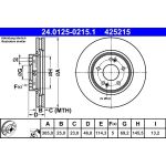 Bremsscheibe 24.0125-0215.1
