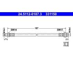 Bremsschlauch 24.5112-0187.3