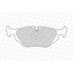 Ferodo FDB850 Bremsbelagsatz, Scheibenbremse PREMIER ECO FRICTION