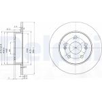 Bremsscheibe BG2698 Bremsscheibe BG2698