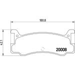 Brembo P 49 005 Bremsbelagsatz, Scheibenbremse PRIME LINE Brembo P 49 005 Bremsbelagsatz, Scheibenbremse PRIME LINE