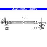 Bremsschlauch 24.5264-0221.3 Bremsschlauch 24.5264-0221.3
