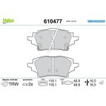 Valeo 610477 Bremsbelagsatz, Scheibenbremse E-PERFORMANCE Valeo 610477 Bremsbelagsatz, Scheibenbremse E-PERFORMANCE