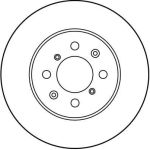 Bremsscheibe DF2717 Bremsscheibe DF2717