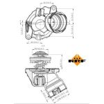 Thermostat, Kühlmittel 725032