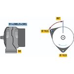 BOSCH 0 124 515 126 Generator BOSCH 0 124 515 126 Generator