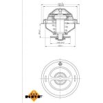NRF 725075 Thermostat, Kühlmittel EASY FIT NRF 725075 Thermostat, Kühlmittel EASY FIT