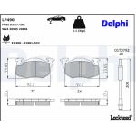 Delphi LP490 Bremsbelagsatz, Scheibenbremse Delphi LP490 Bremsbelagsatz, Scheibenbremse