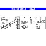 Bremsschlauch 24.5161-0314.3 Bremsschlauch 24.5161-0314.3