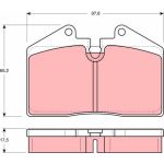 Bremsbelagsatz, Scheibenbremse GDB379 Bremsbelagsatz, Scheibenbremse GDB379