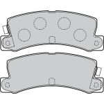 Valeo 598984 Bremsbelagsatz, Scheibenbremse