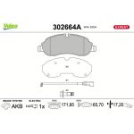 Bremsbelagsatz, Scheibenbremse 302664A Bremsbelagsatz, Scheibenbremse 302664A