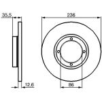 Bremsscheibe 0 986 478 712 Bremsscheibe 0 986 478 712